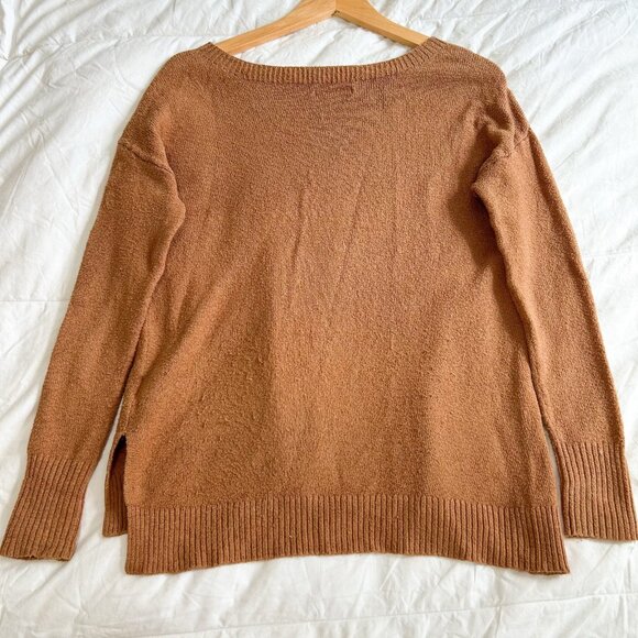 American Eagle Whoa So Soft Tan Crewneck Sweater Women’s Size Small - Picture 8 of 8